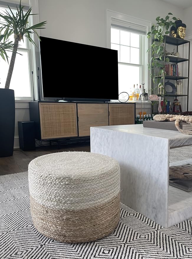 S & L Homes Pouf Ottoman - Image 7