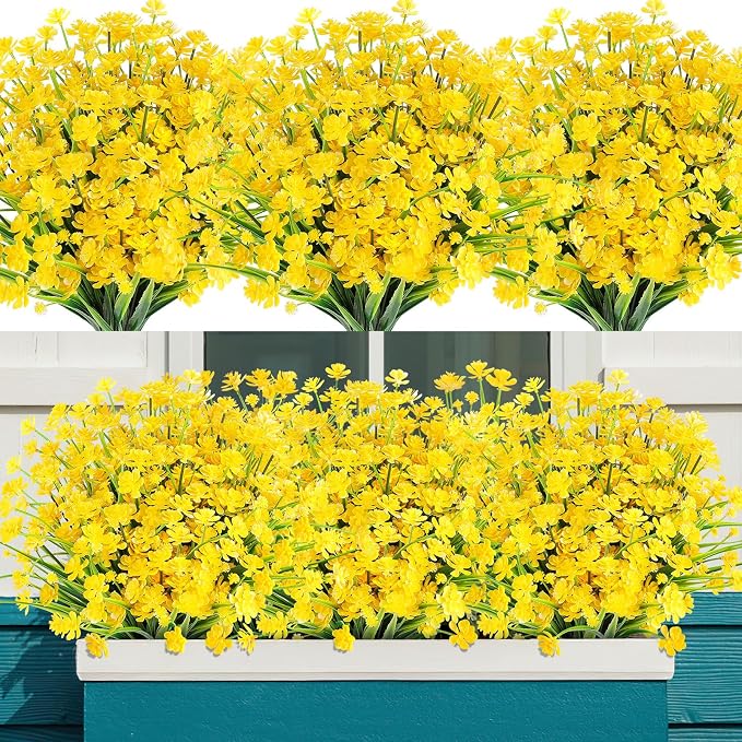AGIRL 24 Bundles Artificial Flowers by AGIRL