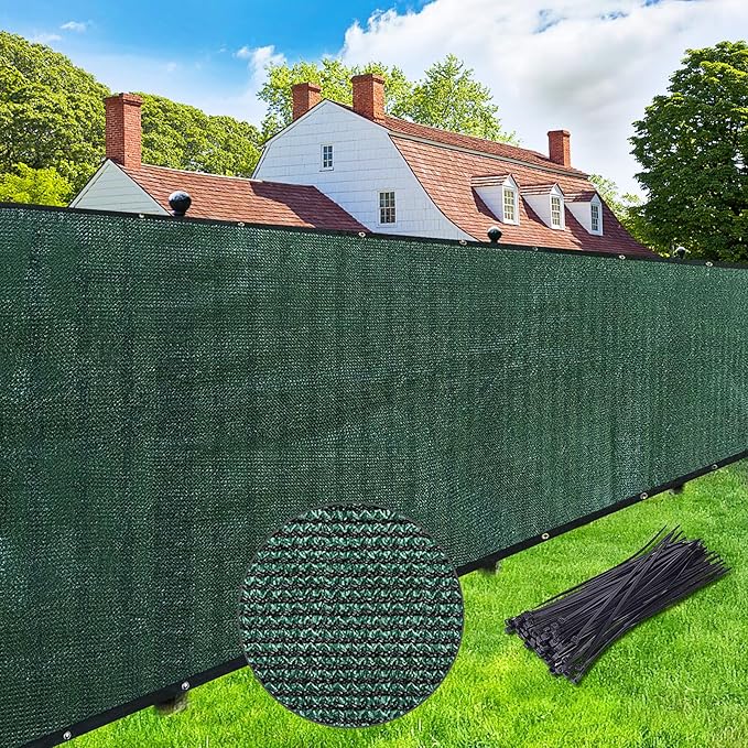 UPGRADE Privacy Screen Fence 6' x 50' Commercial Shade Cover by UPGRADE