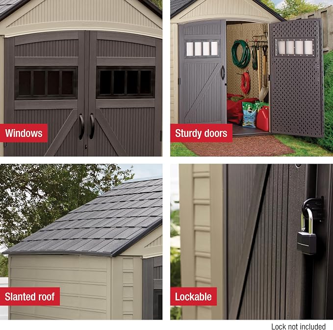 Rubbermaid Resin Outdoor Storage Shed - Image 9
