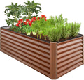 Best Choice Products 6x3x2ft Outdoor Metal Raised Garden Bed, Deep Root Box by BestChoiceProducts