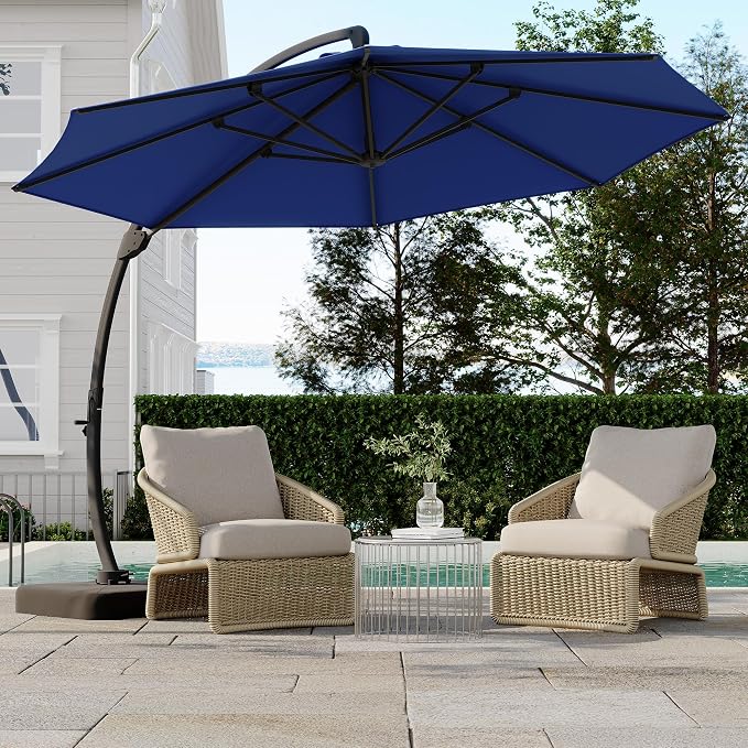 GarveeLife 11FT Cantilever Patio Umbrella - Image 9
