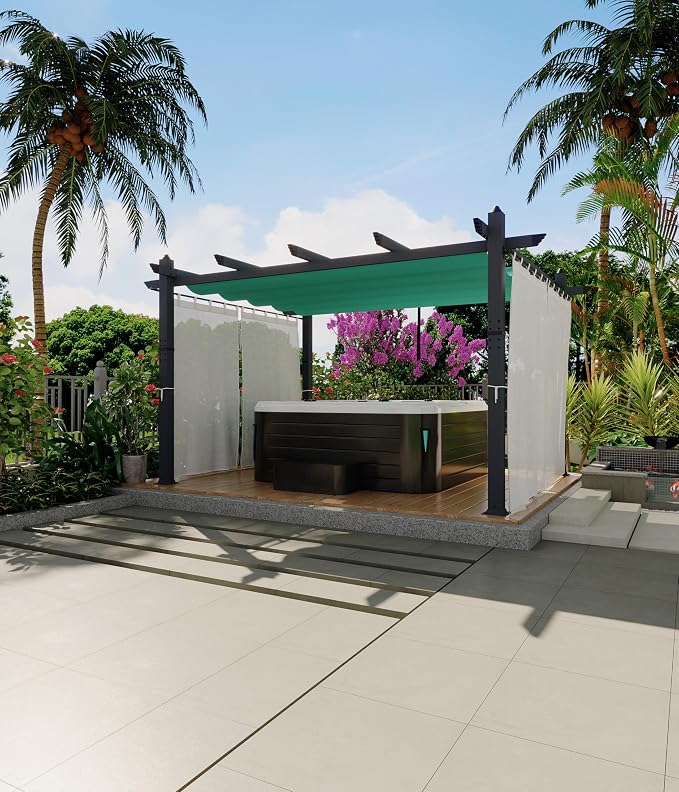 GarveeLife 10 x 13 ft Outdoor Pergol Metal Gazebo - Image 7