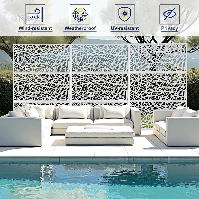 Outdoor Privacy Screen, Freestanding Privacy Fence Panels - Image 6