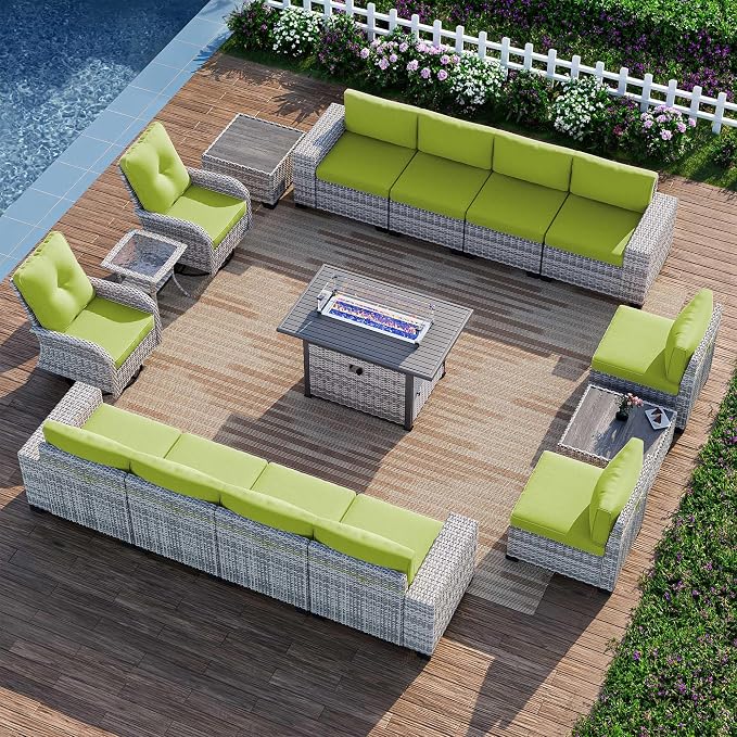 16-Piece Outdoor Patio Furniture Set by MuphyersPatioFurniture