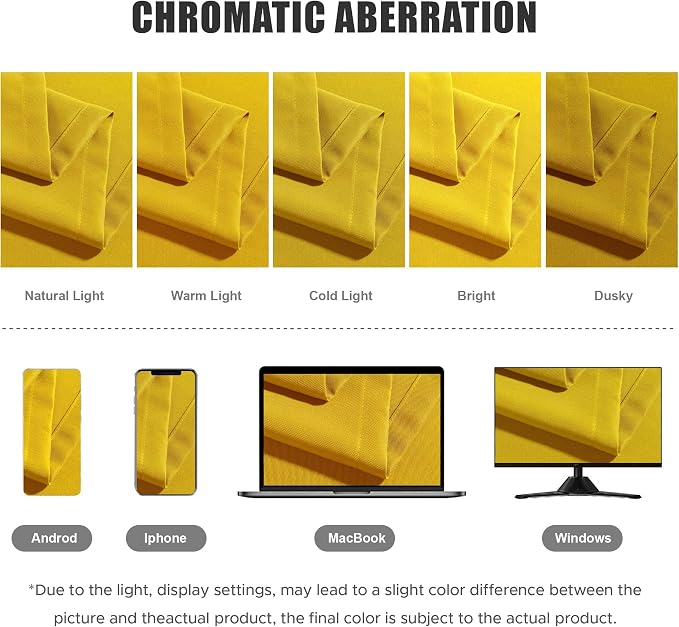 BONZER Outdoor Curtains for Patio Waterproof Thick Privacy Grommet Light - Image 5
