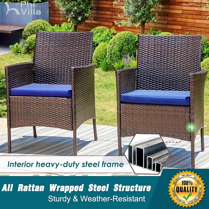 PHI VILLA 9 Pieces Outdoor Dining Set - Image 4