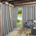 Sun Zero Marina Indoor/Outdoor UV Protectant Energy Efficient Grommet Curtain by SunZero%E2%84%A2