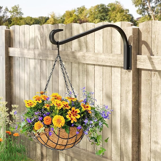 16 Inch 2 Pack Plant Hangers for Indoor/Outdoor Wall Mount - Image 2