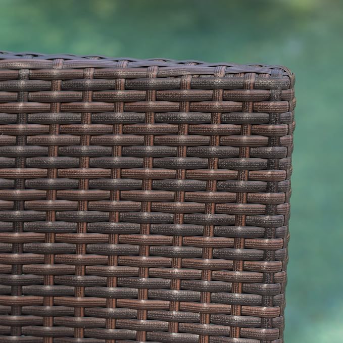 Christopher Knight Home Margarita Outdoor Wicker Barstools, 4-Pcs Set - Image 5