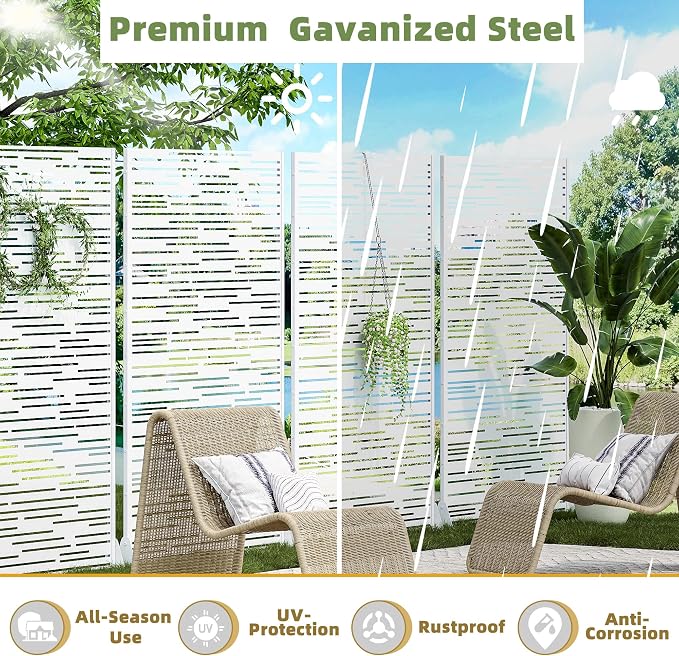 Casaphoria Metal Privacy Screen Outdoor - Image 7