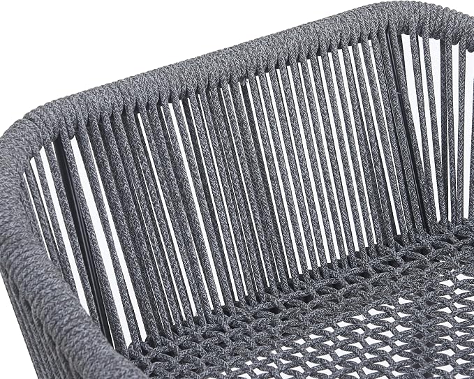 Christopher Knight Home Sivir Outdoor Barstool Set of 2, Patio Woven Rope Bar - Image 10