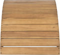 Safavieh Patio Collection Hampton Adirondack Acacia Wood Ottoman by SAFAVIEH