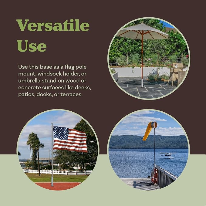 Pure Garden Deck Umbrella Base - Image 4
