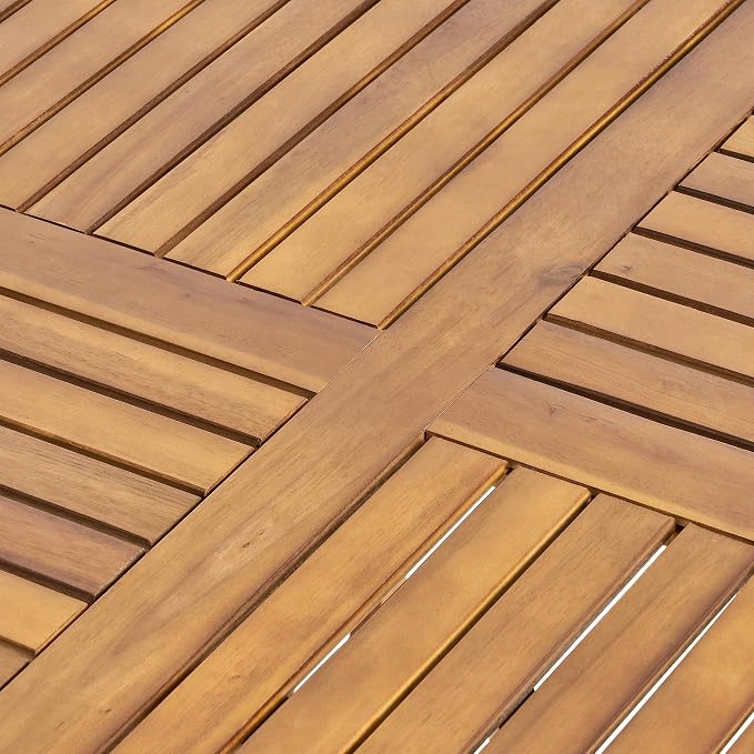 Christopher Knight Home Verle Wooden Patio Dining Set - Image 23