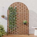Casaphoria 72" H x 47" W Arched Metal Privacy Screen by Casaphoria