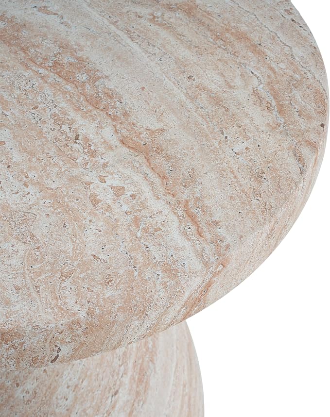 Christopher Knight Home Jayme 22.5" Indoor Outdoor Round Top Accent Side Table - Image 6