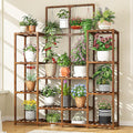 EnHomee Plant Stand Indoor Wood Plant Stand Outdoor Tiered Plant Shelf by EnHomee