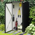 Devoko 22 Cuft Lockable Metal Storage Shed, Vertical Indoor Outdoor Tool Cabinet by DEVOKO