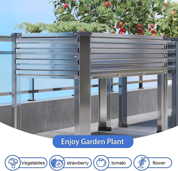 2PCS Galvanized Raised Garden Bed - Image 7