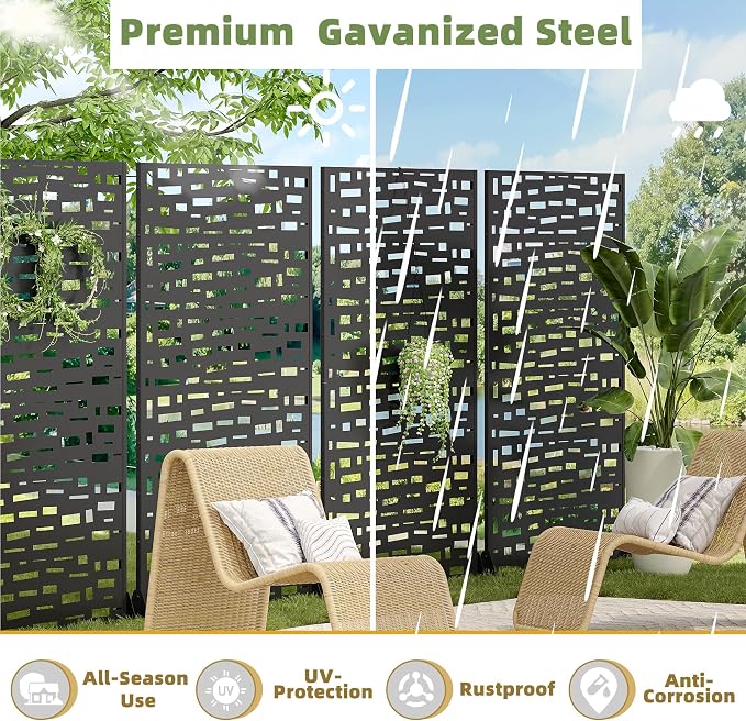 Casaphoria Metal Privacy Screen Outdoor - Image 6