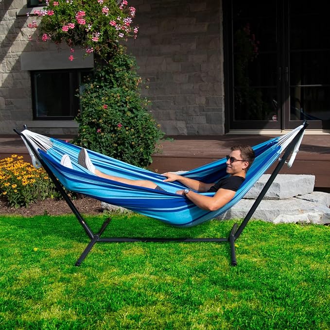 Vivere Double Cotton Hammock - Image 4