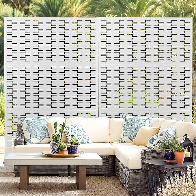 Outdoor Privacy Screen, Freestanding Privacy Fence Panels - Image 8