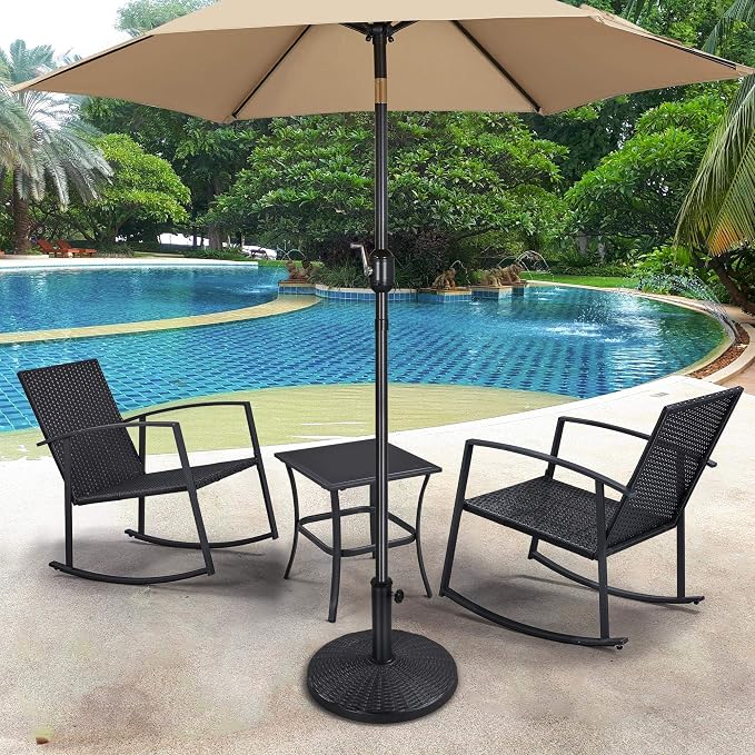 Yaheetech 22 lbs Heavy Duty Outdoor Umbrella Base 18" Round Patio Umbrella - Image 7
