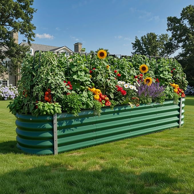 YITAHOME 17" Tall 9 in 1 Large Raised Garden Bed Kit, Outdoor Above Ground - Image 2