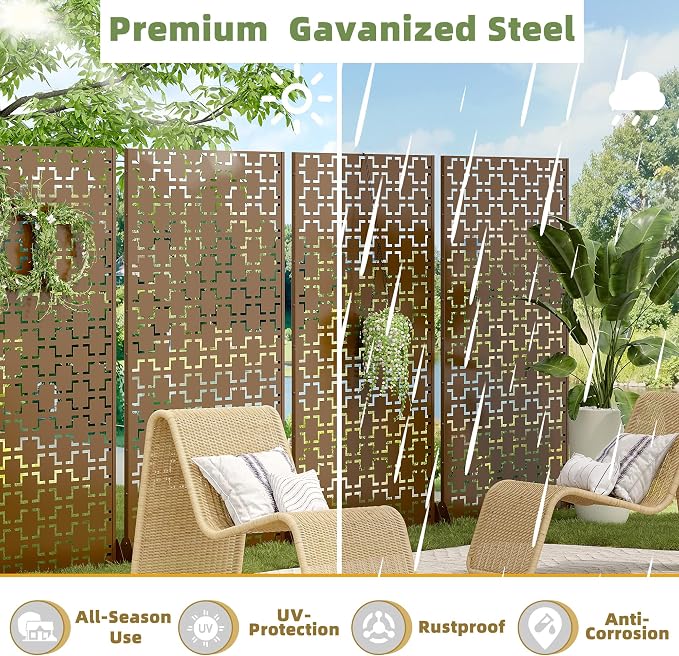 Casaphoria Metal Privacy Screen Outdoor - Image 4