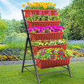 Homdox 5-Tier Elevated Garden Bed- Freestanding Vertical Raised Bed by HOMDOX