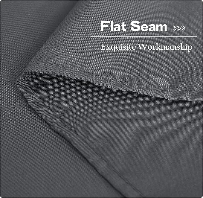 NICETOWN Canvas Outdoor Curtains Extra Wide - Image 6