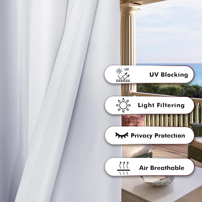 BONZER Outdoor Waterproof Curtains - Image 4