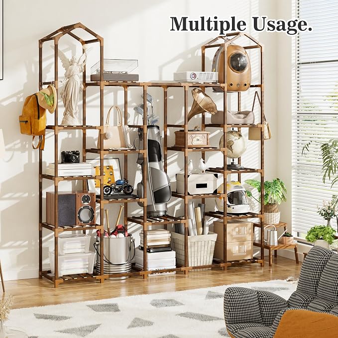 EnHomee Plant Stand Indoor Plant Stands Outdoor Tall Plant Shelf - Image 2