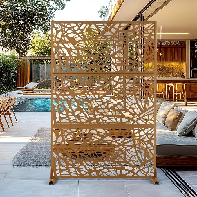 Outdoor Privacy Screen, Freestanding Privacy Fence Panels by FENCY