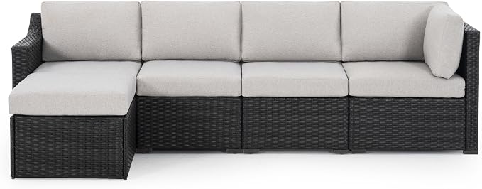 HAPPATIO 5 Piece Patio Conversation Set, All-Weather Patio Furniture Set - Image 2