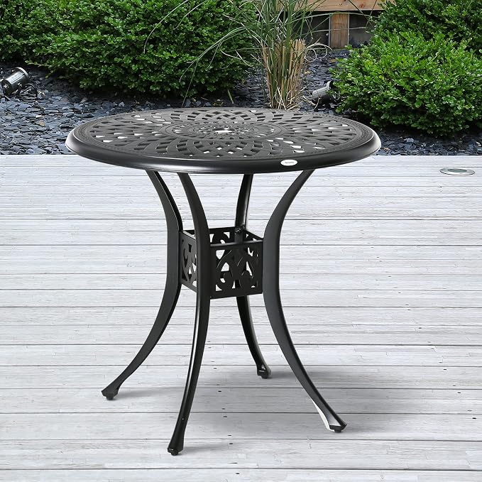 Outsunny 30" Round Patio Dining Table - Image 2