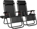 Yaheetech 26" Zero Gravity Recliners Outdoor Adjustable Folding Reclining by Yaheetech