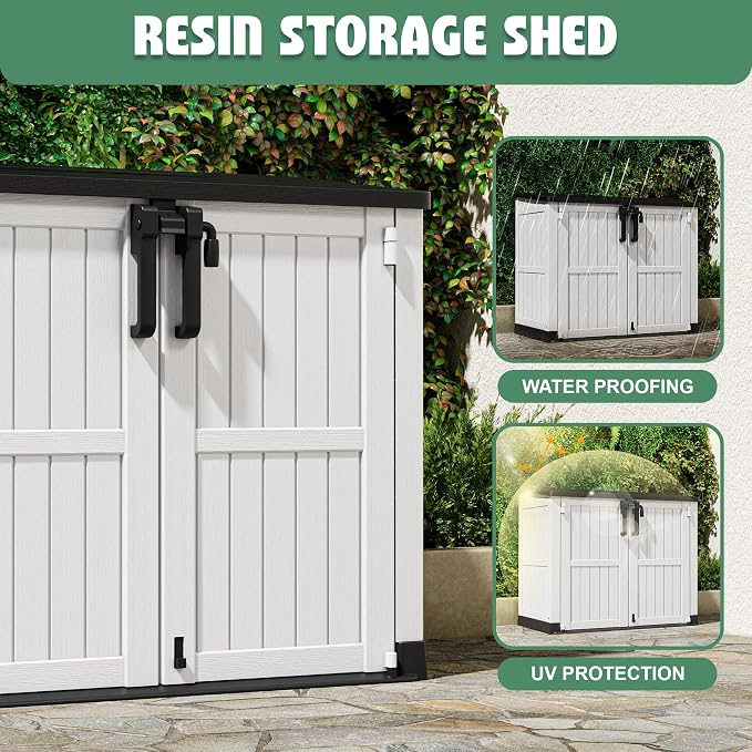 LHBcraft Outdoor Storage Cabinet 36 Cu Ft - Image 4