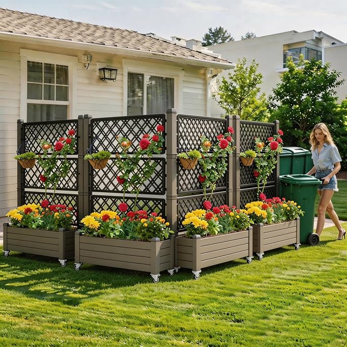 YITAHOME 3.6x1.5x5 FT Planter Box Trellis - Image 5