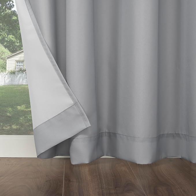 Sun Zero Marina Indoor/Outdoor UV Protectant Energy Efficient Grommet Curtain - Image 4