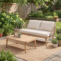 Merax 2-Piece Acacia Wood Patio Set by Merax