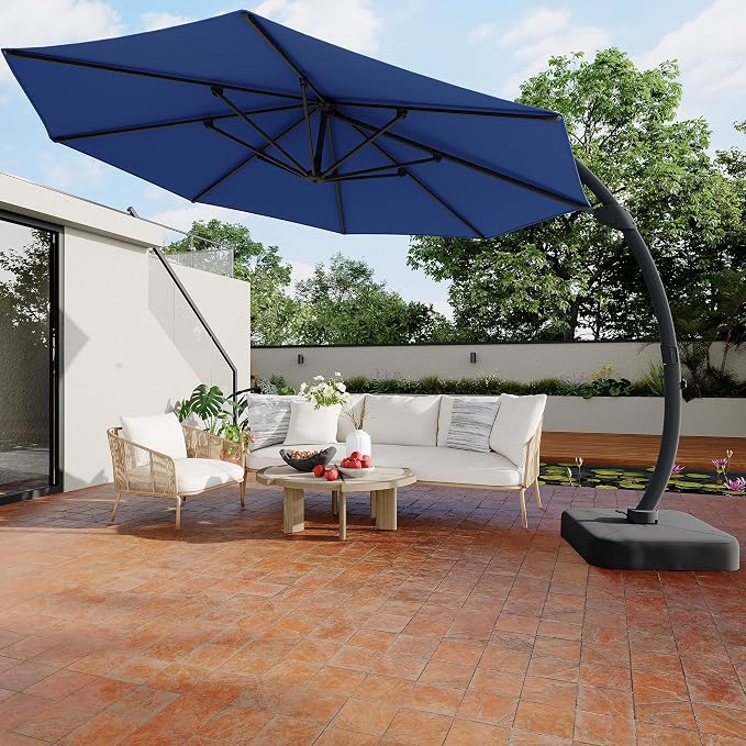 GarveeLife 11FT Cantilever Patio Umbrella - Image 8