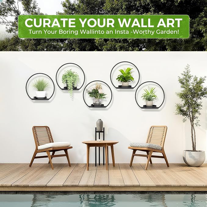 Wall Planters for Indoor Plants, Plant Frames Wall Decor Living Room Plant - Image 5