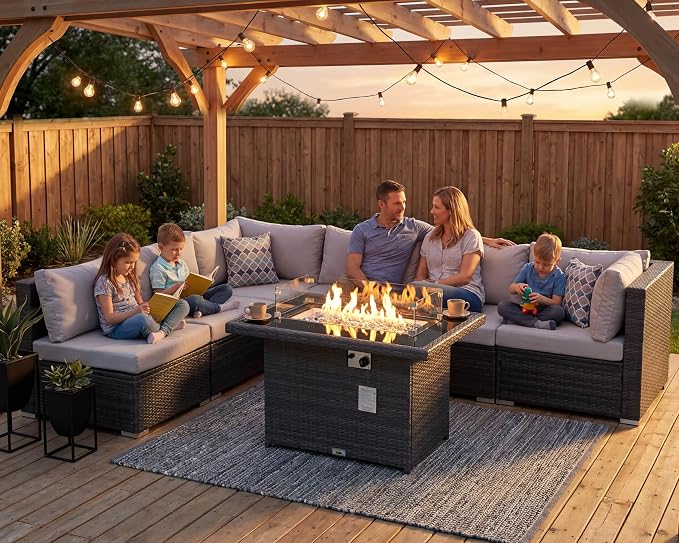 NICESOUL High-End Outdoor Patio Furniture Set - Image 3