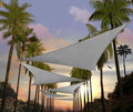 Amgo Custom Size 11' x 16' x 19.4' Gray Right Triangle Sun Shade Sail UPF50+ by Amgo