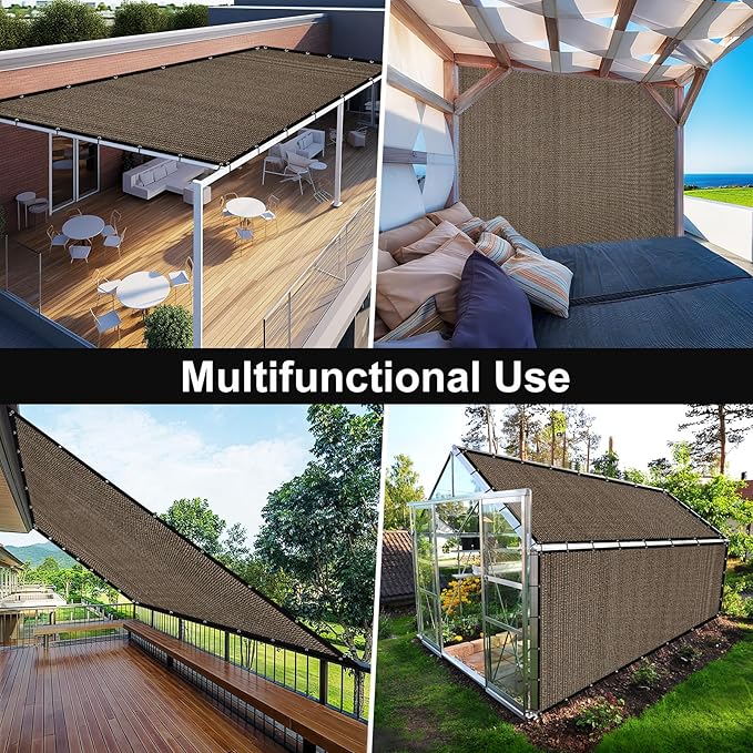 Artpuch 90% Sun Shade Cloth, 4 x 8 FT Pergola Shade Cover Canopy - Image 8