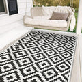 SAND MINE Waterproof Outdoor Rug 5x8 ft, Plastic Reversible Rug, Modern Area Rug by SANDMIND