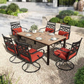 PHI VILLA 7 Pieces Outdoor Dining Set by PHIVILLAThepioneerofcomfortablehouseholdsupplies