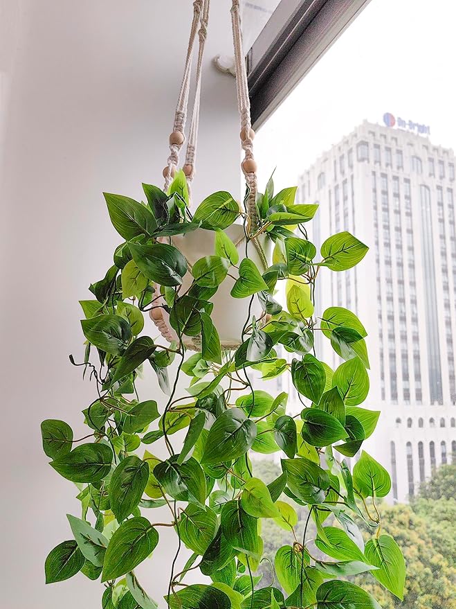 Comtelek 2 Packs Fake Hanging Plant - Image 7